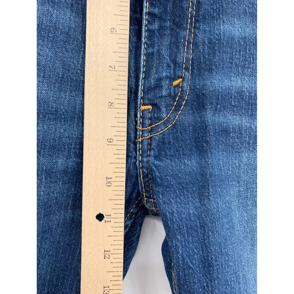 Levis 527 Jeans Mens 34x30 Blue Slim Bootcut Fade Denim Pants
